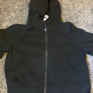 Black lululemon Xs/S scuba full zip